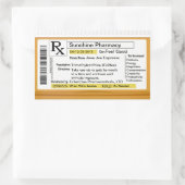 Sticker Rectangulaire Prescription pour le café (Sac)