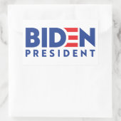 Sticker Rectangulaire Président Biden (Sac)