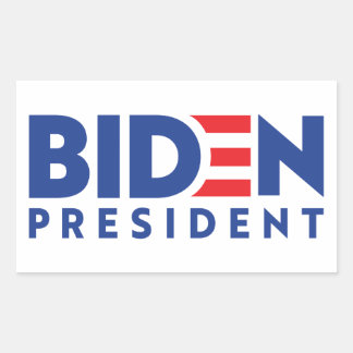 Sticker Rectangulaire Président Biden