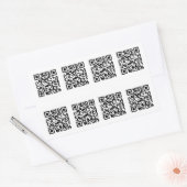 Sticker Rectangulaire Prêt de code QR TSA (Enveloppe)