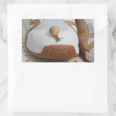 Sticker Rectangulaire Prêt Pour La Course Des Escargots (Sac)
