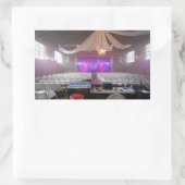 Sticker Rectangulaire Prêt pour un concert (Sac)