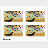 Sticker Rectangulaire Pretty Girly Glitter (Feuille)
