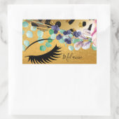 Sticker Rectangulaire Pretty Girly Glitter (Sac)