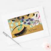Sticker Rectangulaire Pretty Girly Glitter (Enveloppe)
