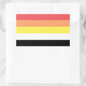 Sticker Rectangulaire Pride akoisexuelle Akoiromantic (Sac)