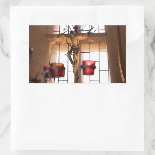 Sticker Rectangulaire Prière de Dévotion Divine (Sac)