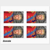 Sticker Rectangulaire Prince de conte de fées (Feuille)