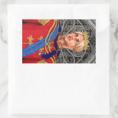 Sticker Rectangulaire Prince de conte de fées (Sac)