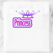 STICKER RECTANGULAIRE PRINCESS (Sac)
