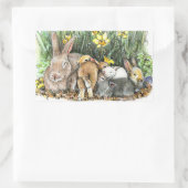 STICKER RECTANGULAIRE PRINTEMPS (Sac)