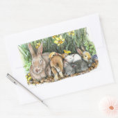 STICKER RECTANGULAIRE PRINTEMPS (Enveloppe)