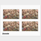Sticker Rectangulaire Printemps (par Edward Atkinson Hornel) (Feuille)