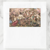 Sticker Rectangulaire Printemps (par Edward Atkinson Hornel) (Sac)