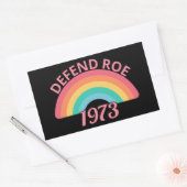 Sticker Rectangulaire Pro Abortion - Défendre Roe contre Wade II (Enveloppe)