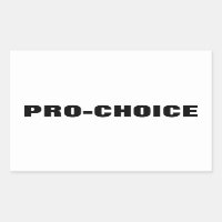 Pro choix blanc et noir minimaliste moderne