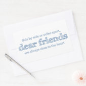 Sticker Rectangulaire Proche du coeur (Enveloppe)