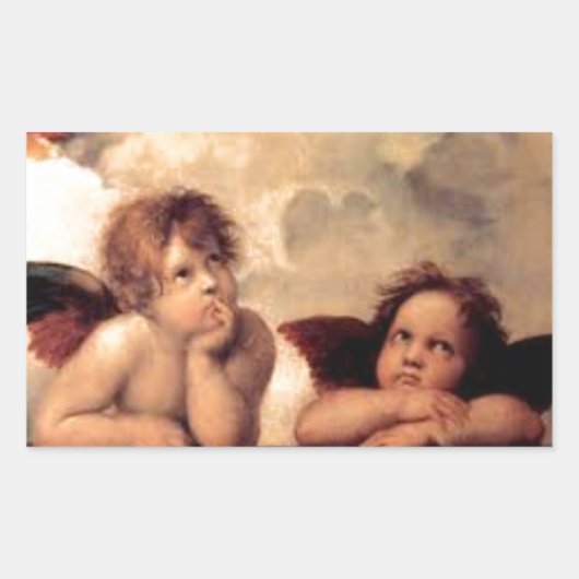 STICKER RECTANGULAIRE PRODUITS ANGELS RÉFLÉCHIS (Devant)