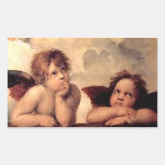 STICKER RECTANGULAIRE PRODUITS ANGELS RÉFLÉCHIS (Devant)