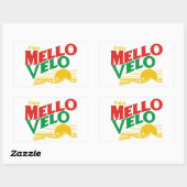 Sticker Rectangulaire Profitez de Mello Velo (Feuille)