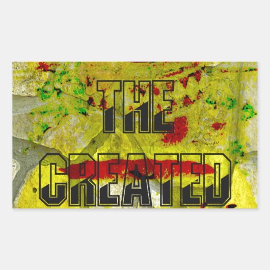 Sticker Rectangulaire Promesse d'or : Le script doré du destin (Devant)