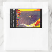 Sticker Rectangulaire Promo de départ d'Aquitaine (Sac)