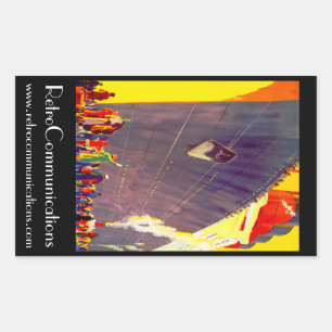 Sticker Rectangulaire Promo de départ d'Aquitaine