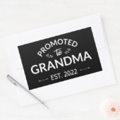 Sticker Rectangulaire Promu À Grand-Mère Est. 2022 II (Enveloppe)