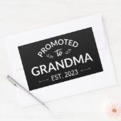 Sticker Rectangulaire Promu À Grand-Mère Est. 2023 II (Enveloppe)