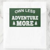 Sticker Rectangulaire Propre Moins, Avancer Plus (Sac)