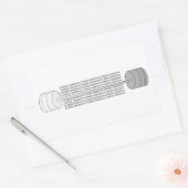 Sticker Rectangulaire Propriété extrême par Jocko Willink (Enveloppe)