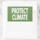 Sticker Rectangulaire Protéger le climat (Sac)