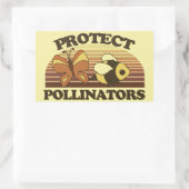 Sticker Rectangulaire Protéger les pollueurs (Sac)