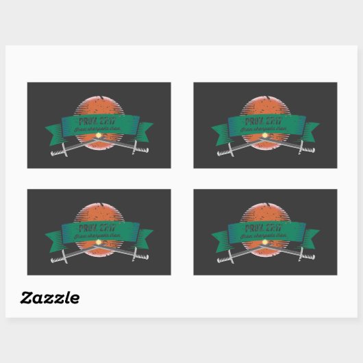Sticker Rectangulaire Prov. 27:17 Iron Sharpens Fer (Feuille)