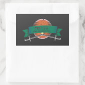Sticker Rectangulaire Prov. 27:17 Iron Sharpens Fer (Sac)