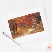 Sticker Rectangulaire Psaume 72:19 Que la Terre soit remplie de sa gloir (Enveloppe)