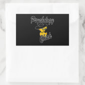Sticker Rectangulaire Psychologie Chick #4 (Sac)