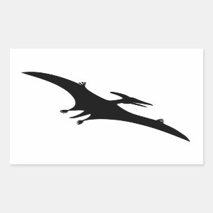 Sticker Rectangulaire Ptéodactyle Dinosaure