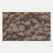 Sticker Rectangulaire Puce de chocolat (Devant)