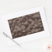 Sticker Rectangulaire Puce de chocolat (Enveloppe)