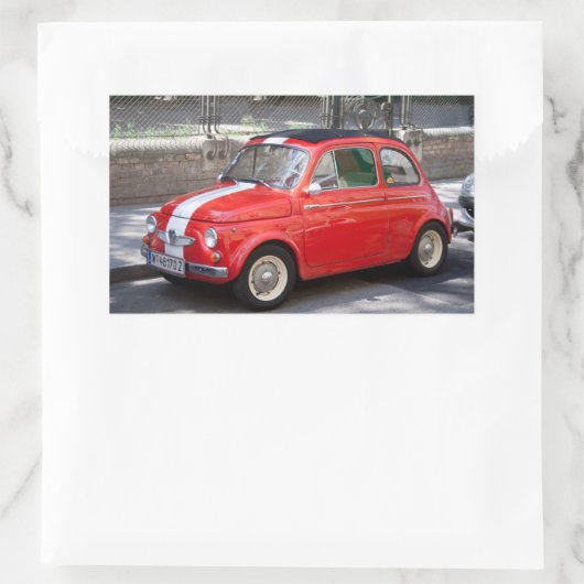 Sticker Rectangulaire Puch 650 T (Sac)