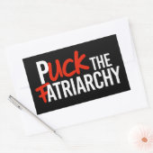 Sticker Rectangulaire Puck the Fatriarchy (Enveloppe)