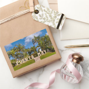 Sticker Rectangulaire Puerta Maya