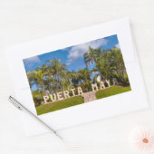 Sticker Rectangulaire Puerta Maya (Enveloppe)