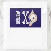 Sticker Rectangulaire Puffins de Pittsburgh #STBD (Sac)