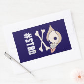 Sticker Rectangulaire Puffins de Pittsburgh #STBD (Enveloppe)