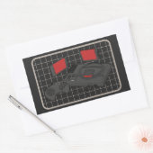Sticker Rectangulaire Puissance 16 Bits ! (Enveloppe)