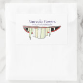 Sticker Rectangulaire Puissances nimrodiques : Art de Shoshanah Marohn f (Sac)