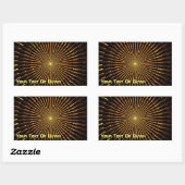 Sticker Rectangulaire Pulsar (Feuille)