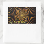 Sticker Rectangulaire Pulsar (Sac)